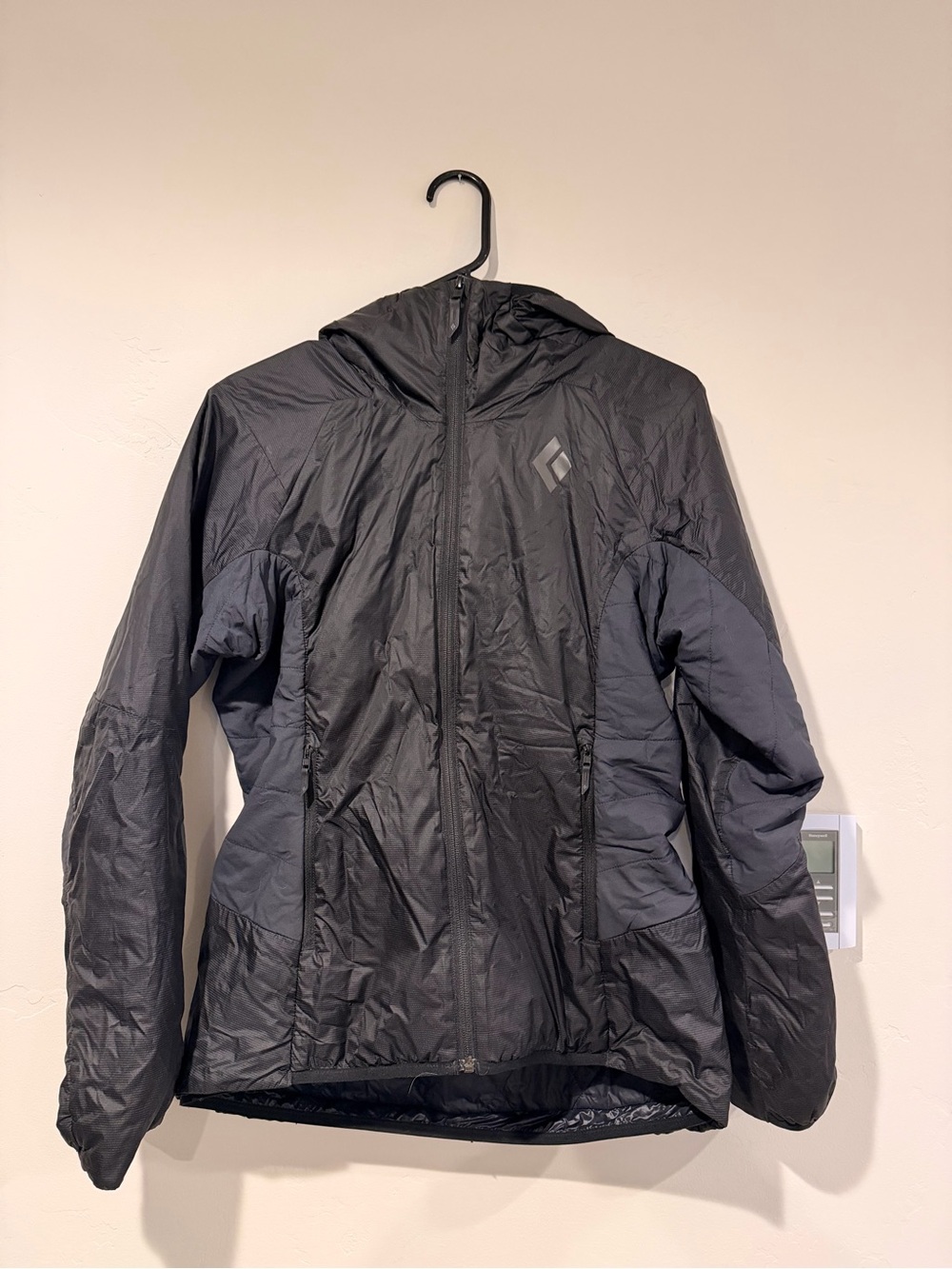 Black Diamond Women's Vision Hybrid Black Hooded Performance Jacket